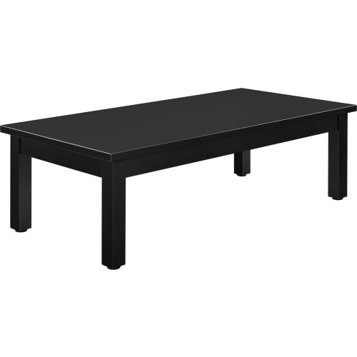 Wood Coffee Table - 48 x 24 - Black