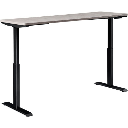 Interion Height Adjustable Table - 72W x 24D - Gray