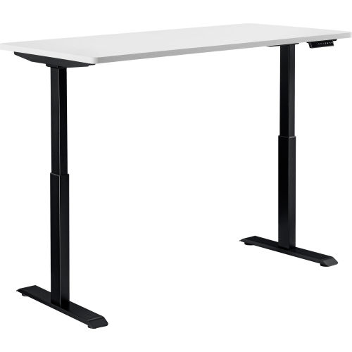 Interion Height Adjustable Table - 60W x 30D - White