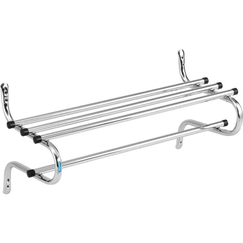 Interion® 36W Coat Rack with 5 Hook - Silver