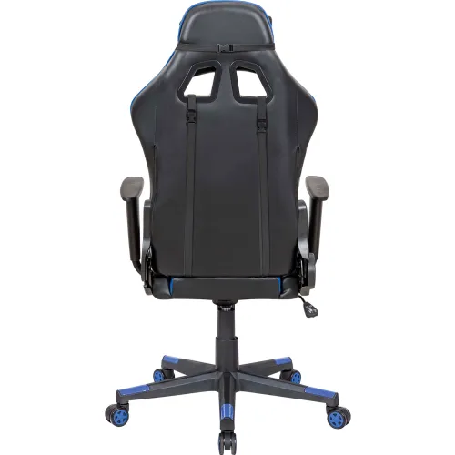 Black and best sale blue chair