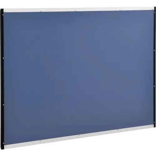 Global Industrial 48W x 36H Fabric Mesh Bulletin Board, Black