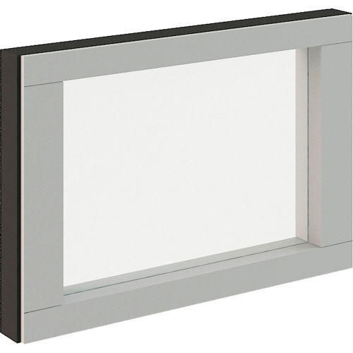 Interion Modular Partition Stacking Panel with Glass, 24W x 16H