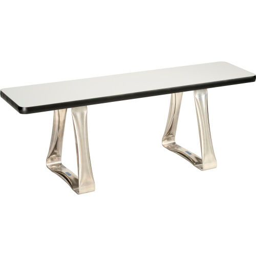 Global Industrial™ Locker Room Bench, Laminate With Trapezoid Legs