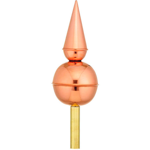 Avalon Polished Copper Finial