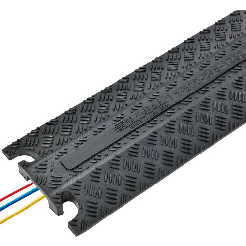 Global™ Molded Rubber Cable Protector, Black