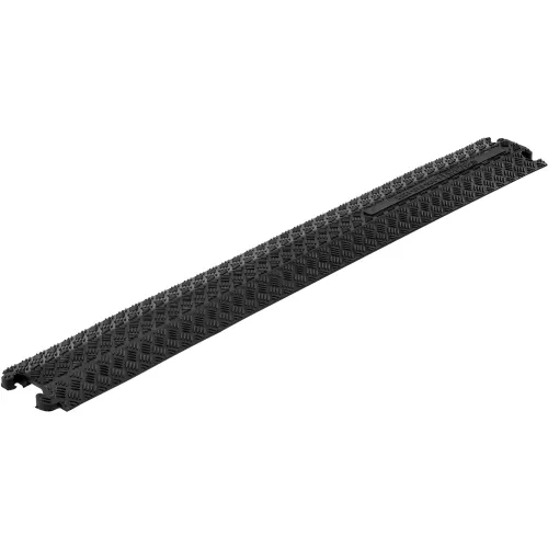 Cable Protector, 1 Channel, Black, 3 ft. L: Electrical Equipment:  : Industrial & Scientific