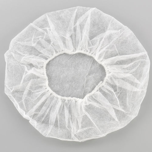 Polypropylene Bouffant Cap, 24in, White, 100/Bag
																			