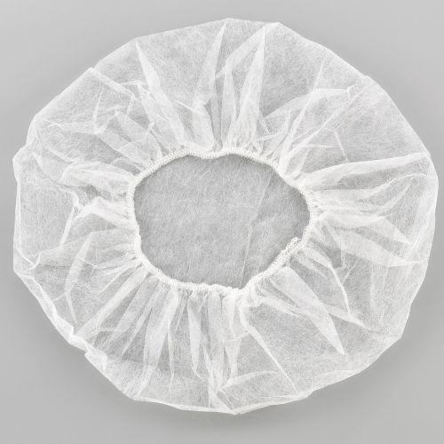 Polypropylene Bouffant Cap, 24in, White, 100/Bag