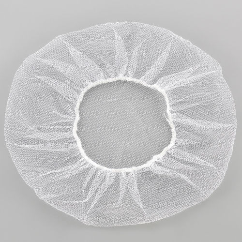 Nylon Hairnet, 24in, Honeycomb, White, 100/Bag
																			
