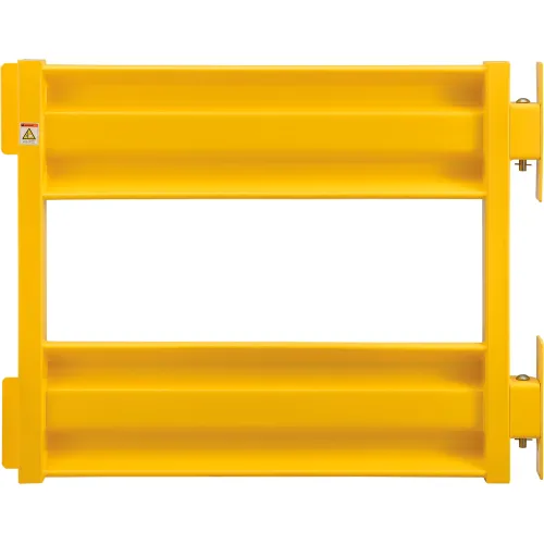 Global Industrial™ Self-Closing Guard Rail Safety Gate, Safety Yellow, Post  Mount