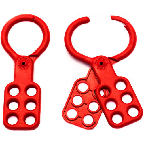 ZING RecycLockout Lockout Tagout Hasp, 1" Recycled Plastic, 7108