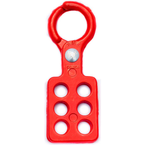 ZING RecycLockout Lockout Tagout Hasp, 1" Recycled Aluminum, 7127