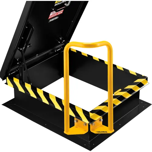 Galvanized Steel Roof Hatch - 60x60cm, Gas Shock Strut, Lockable, Waterproof, For Attic/Basement Access