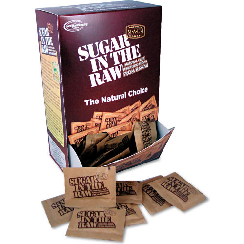 Sugar in the Raw, Unrefined Sugar Made From Sugar Cane, 200 Packets/Box