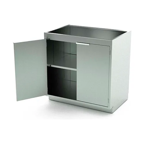 AERO Stainless Steel Base Cabinet BC-1200, 2 Hinged Doors, 1 Shelf, 30 ...