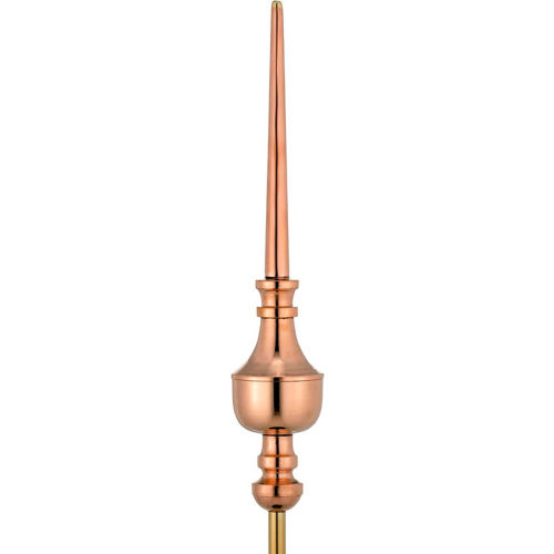 27" Victoria Polished Copper Finial
