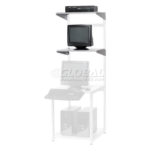 Global Industrial™ Additional 24"W x 18"D Shelf for LAN Workstation