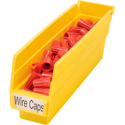Shelf Bin Nestable 2-3/4"W X 11-5/8"D X 4"H Yellow