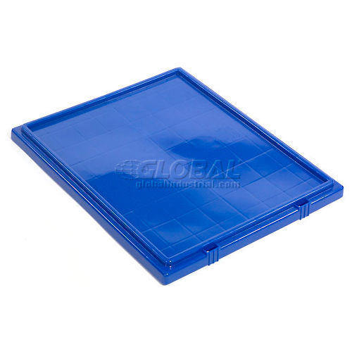 AkroMils Lid 35241 For Nest & Stack Tote 35240, Blue Pkg Qty 3