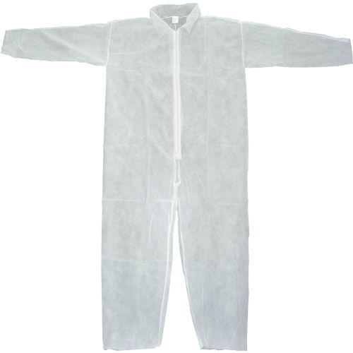 Disposable Coveralls With Open Ended Wrists/Ankles - Pkg Qty 25