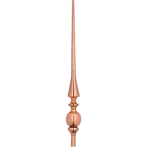 Good Directions 28" Aragon Polished Copper Rooftop Finial