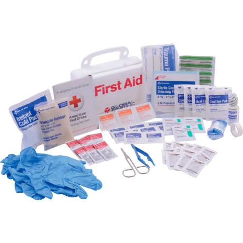 Global Industrial™ First Aid Kit - 10 Person, Plastic
																			
