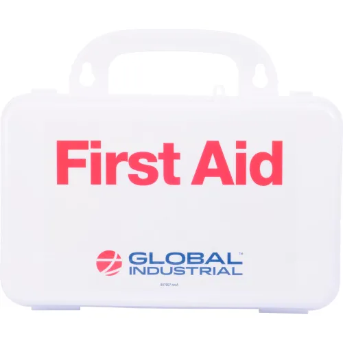 Ten Unit Plastic First Aid Kit