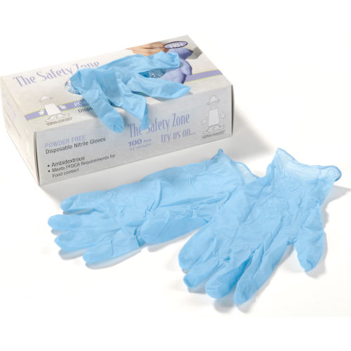 100 medium disposable nitrile gloves