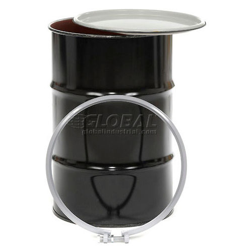 Global Industrial™ Carbon Steel Drum 30 Gallon Open Head with Epoxy