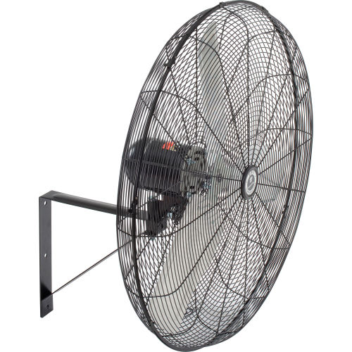 TPI CACU30W,30 Inch Wall Mount Fan Non Oscillating 1/4 HP 4200 CFM 1 PH
