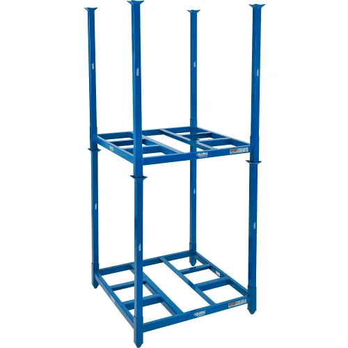 Global Industrial 798923 Portable Stack Rack 48 x 48 x 36 in.
