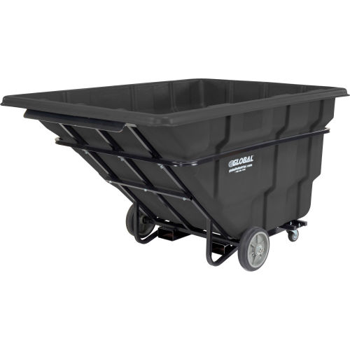 2.5 cu yd Forkliftable Black Tilt Truck
