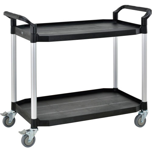 Large 2 Shelf Utility Cart 440lb Cap