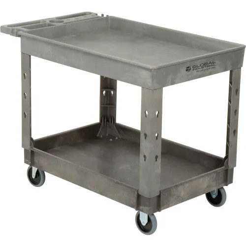 Global Industrial™ Utility Cart w/3 Shelves & 6 Casters, 500 lb. Capacity,  46L x 25W x 35H