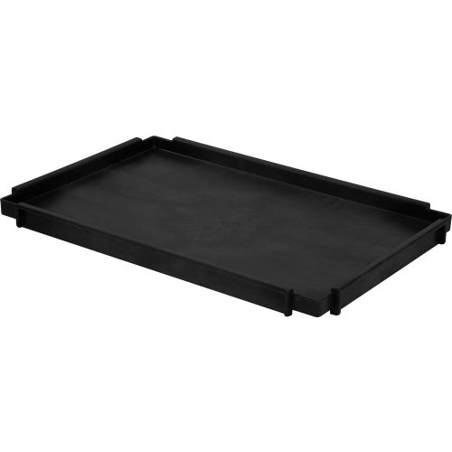 Optional 2.5in Deep Tray Black Shelf For Plastic Service Cart