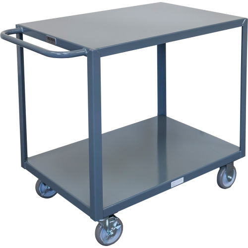 Global Industrial™ Steel Utility Cart w/2 Shelves, 1200 lb. Capacity ...
