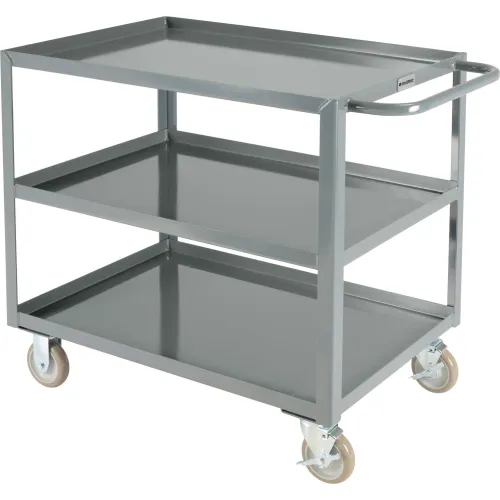 Global Industrial™ Steel Utility Cart w/ 2 Shelves, 1200 lb