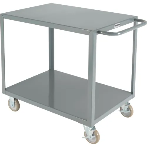 Global Industrial™ Steel Utility Cart w/ 2 Shelves, 1200 lb