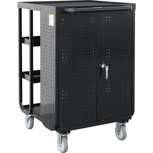 Global Industrial™ Steel Receiving Cart w/ 4 Shelves, 28