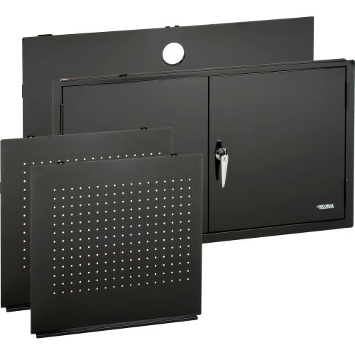 Steel Back/Sides And Double Door Kit - BLACK