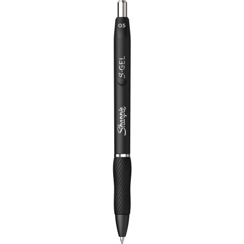 Sharpie&#174; S Gel Retractable Gel Ink Pen, 0.5mm, Black Ink