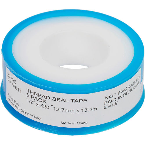 Plumb Pak Thread Sealant Tape, 1/2 x 520, Pack Of 5