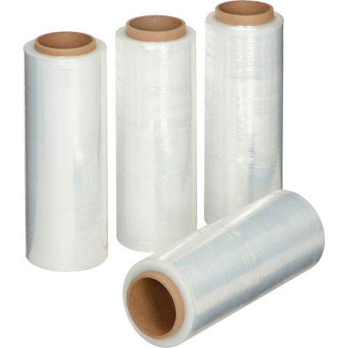 Stretch Wrap Film 12.8in x 1588ft - 42 Gauge Clear For Hand Dispenser - Pkg Qty 4