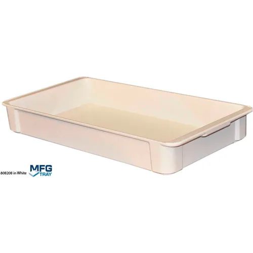 Molded Fiberglass Stacking Ventilation Tray with Drop Sides 30 3/8 x 15  7/8 x