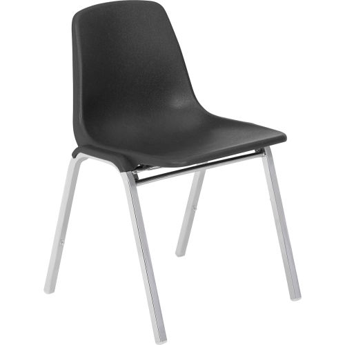 Poly Shell Stack Chair - Black