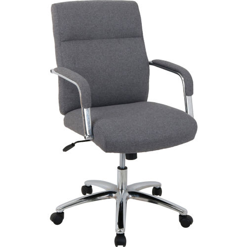 High Back Fabric Task Chair - Charcoal Gray