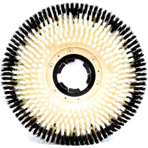 Malish 18” TUFF-BLOCK® Nylon Carpet Shampoo Scrub Brush w/NP-9200 Clutch Plate - 812918NP