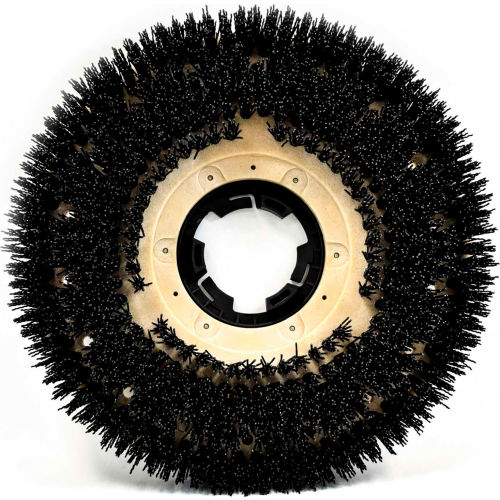 Malish 18" MAL-GRIT™ Grit Brush - Stripping w/NP-9200 Clutch Plate, Black - 813218NP