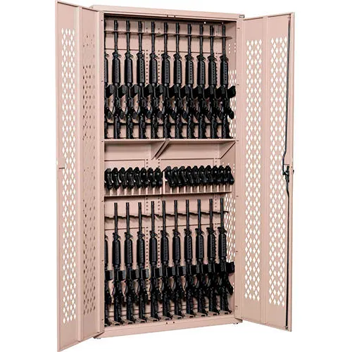 Datum Argos Gun Cabinet AWC84H24R20P Holds 24 Rifles 20